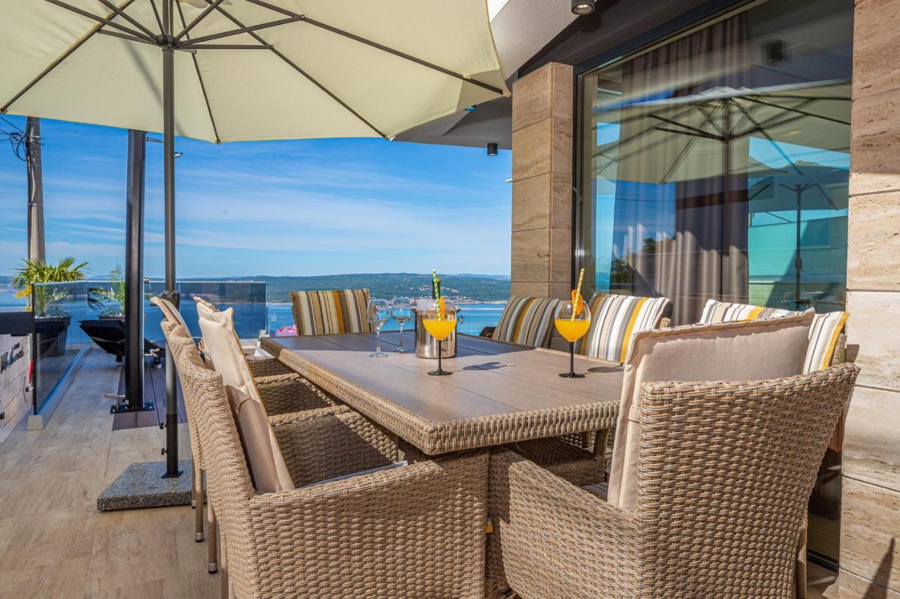 Villa Marassi With Heated Pool, Hot Tub And Sauna Crikvenica Ngoại thất bức ảnh