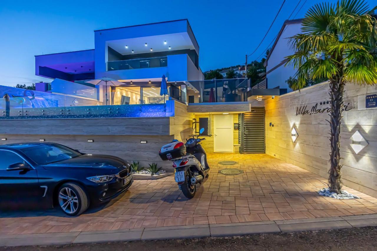 Villa Marassi With Heated Pool, Hot Tub And Sauna Crikvenica Ngoại thất bức ảnh